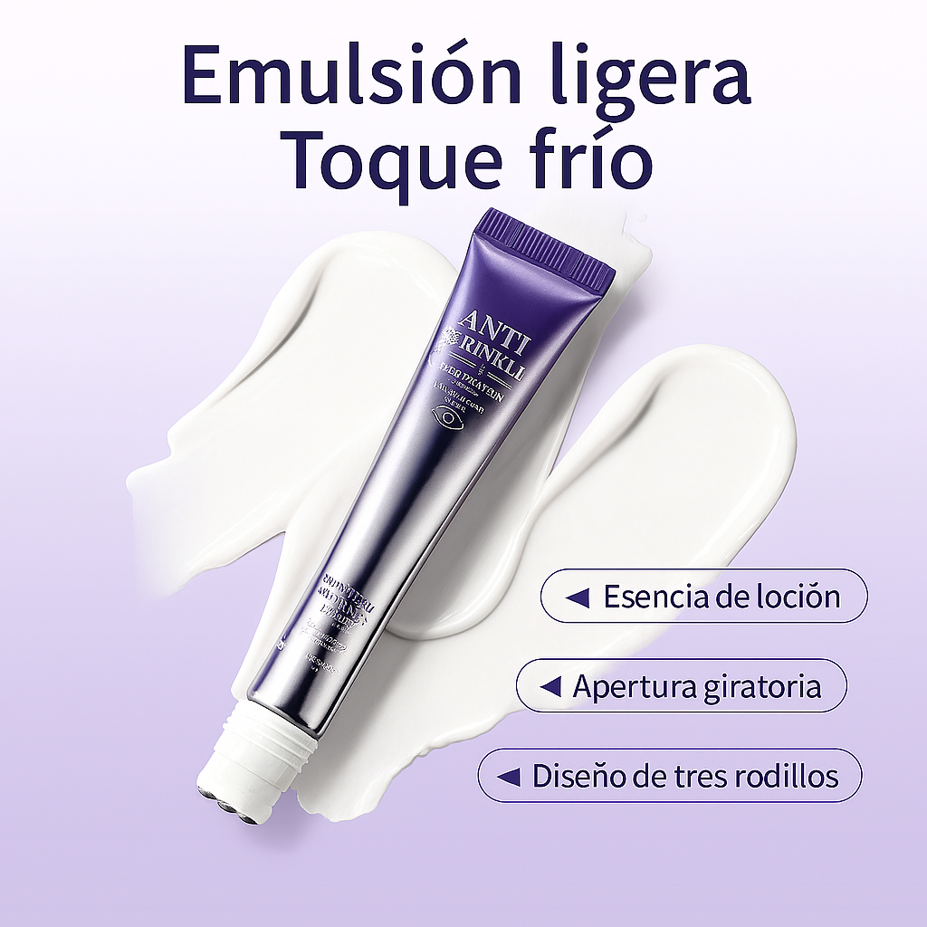 Contorno de Ojos Perfecto – Masajeador + Ácido Hialurónico