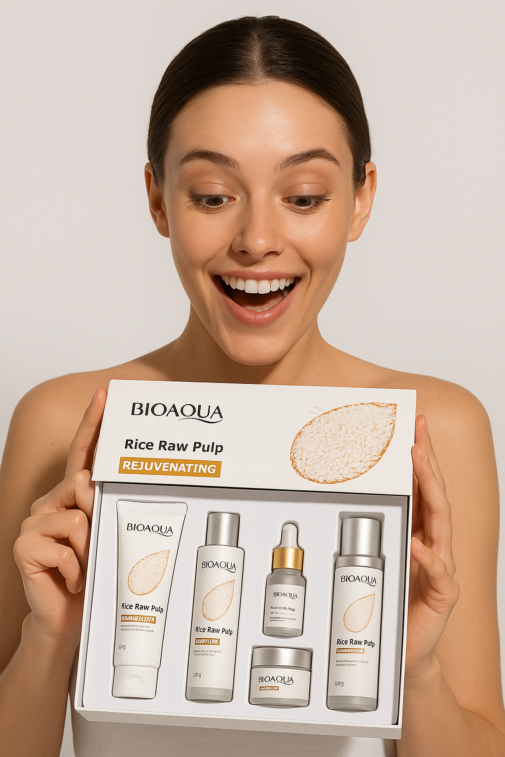 Kit Bioaqua 6 pcs Rejuvenecedor Facial